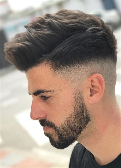 long hair fade on side|long hair on top fade.